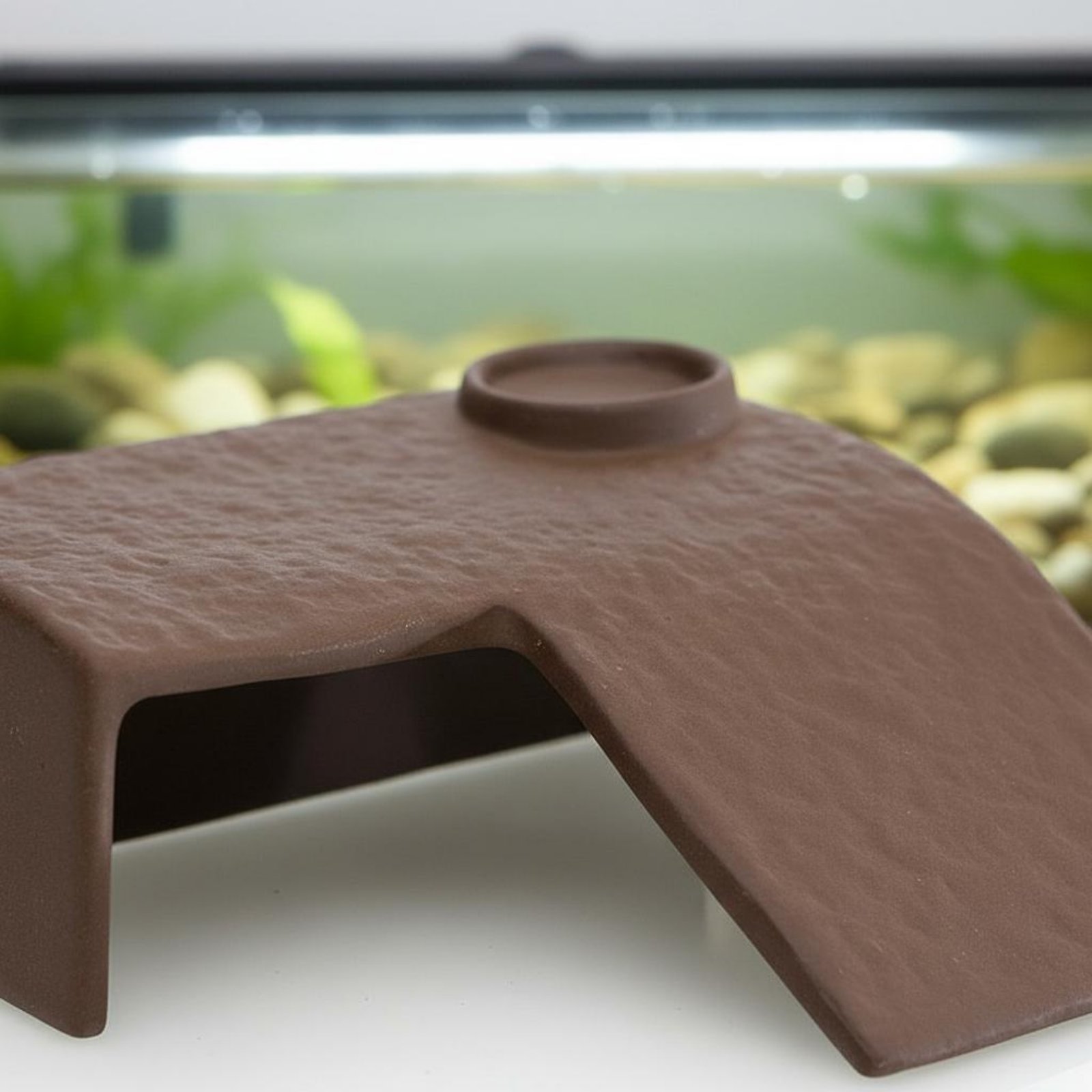 2 Pieces Turtle Basking Dock E - Hide Cave Ceramic บทวิจารณ์และราคา