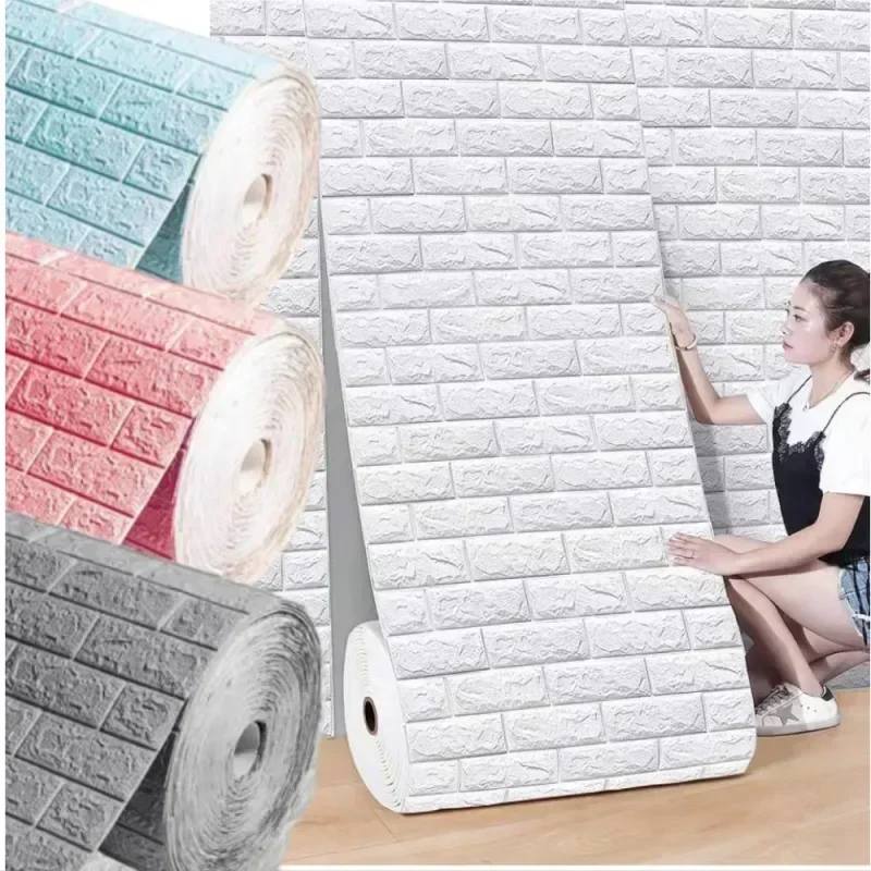 70cmX1M70cm*1/2/3/5/10M 3D Wal - Pvc Panel Background บทวิจารณ์และราคา