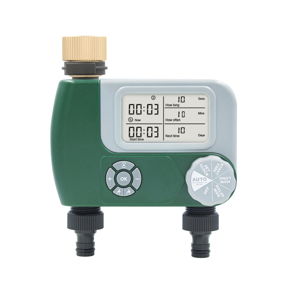 Electronic Garden Hose Water T - Timer Dual Outlet บทวิจารณ์และราคา