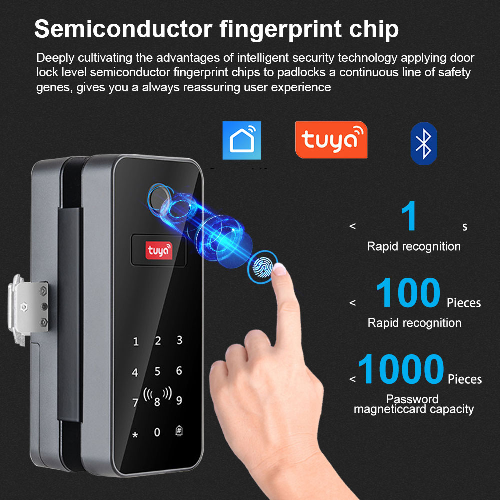 Bluetooth Electronic Glass LOC - Glass Door Hinge บทวิจารณ์และราคา