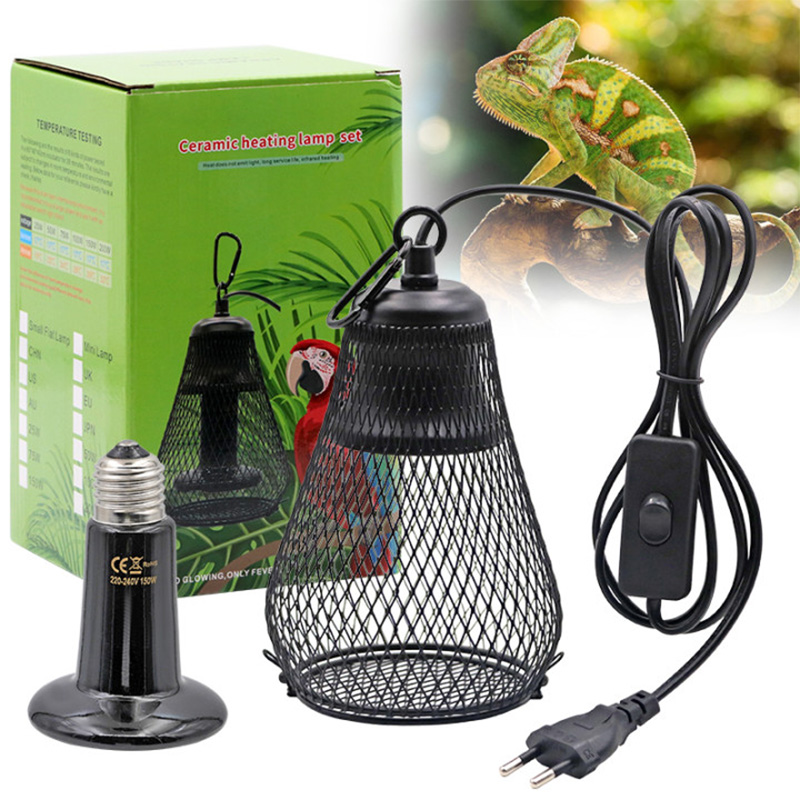Pet Reptile Heat Lamp Shade In - Ceramic Heat Emitter บทวิจารณ์และราคา