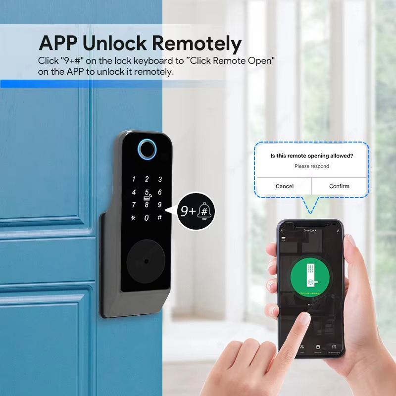Waterproof Fingerprint Lock Tu - Glass Door Hinge บทวิจารณ์และราคา