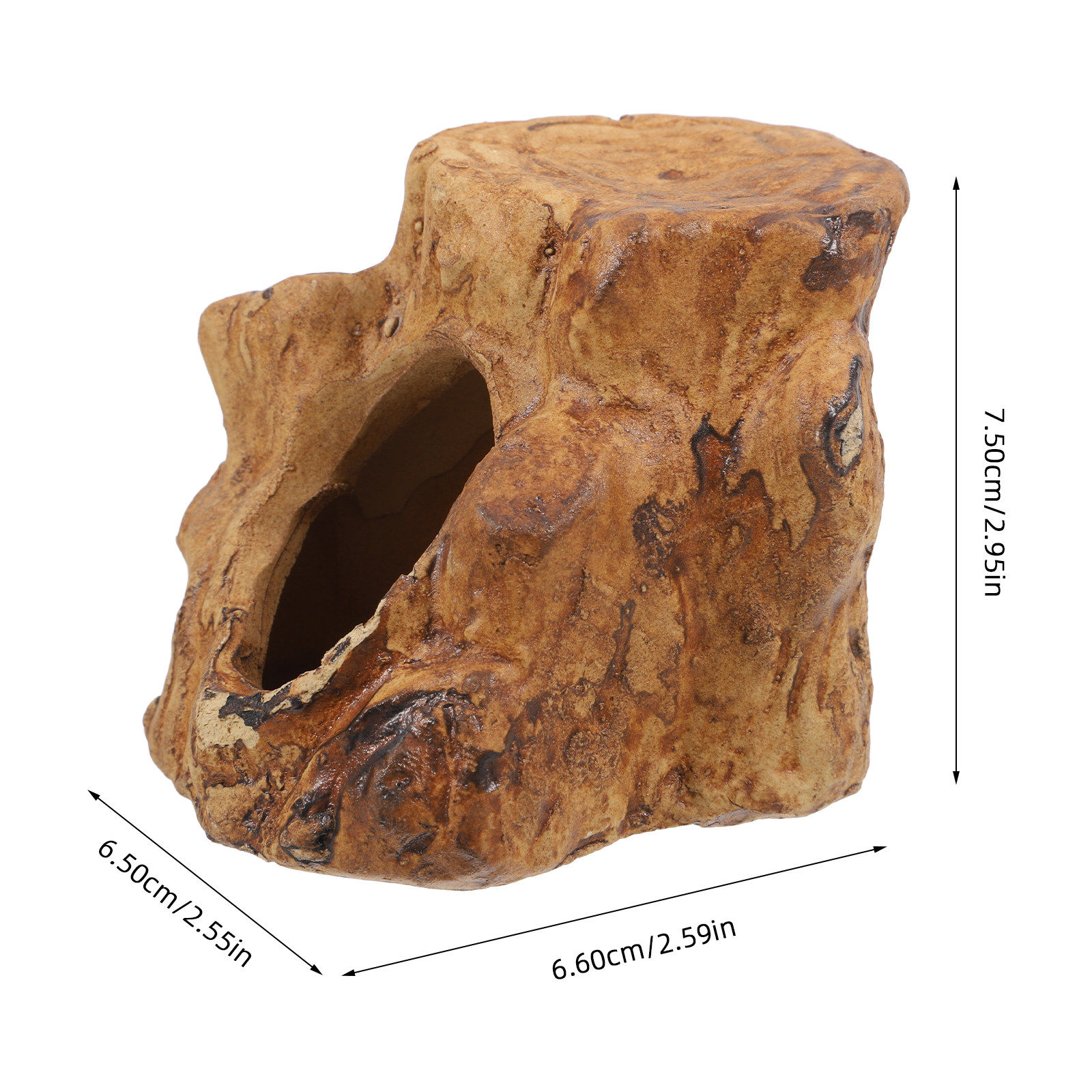 Pleco Caves for Aquarium Fish  - Hide Cave Ceramic บทวิจารณ์และราคา