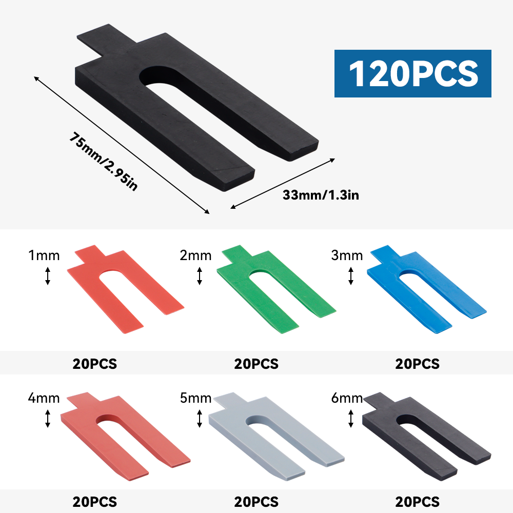 120PCS Reusable U-shape Cerami - Ceramic Tile Floor บทวิจารณ์และราคา