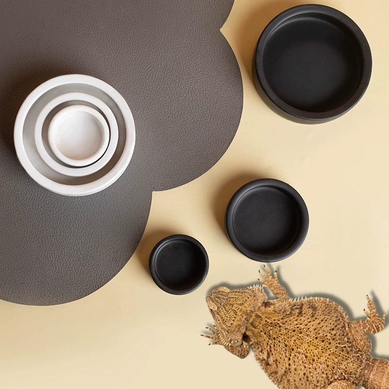 HOT! Reptile Food Bowl Anti-Es - Water Dish Reptile บทวิจารณ์และราคา