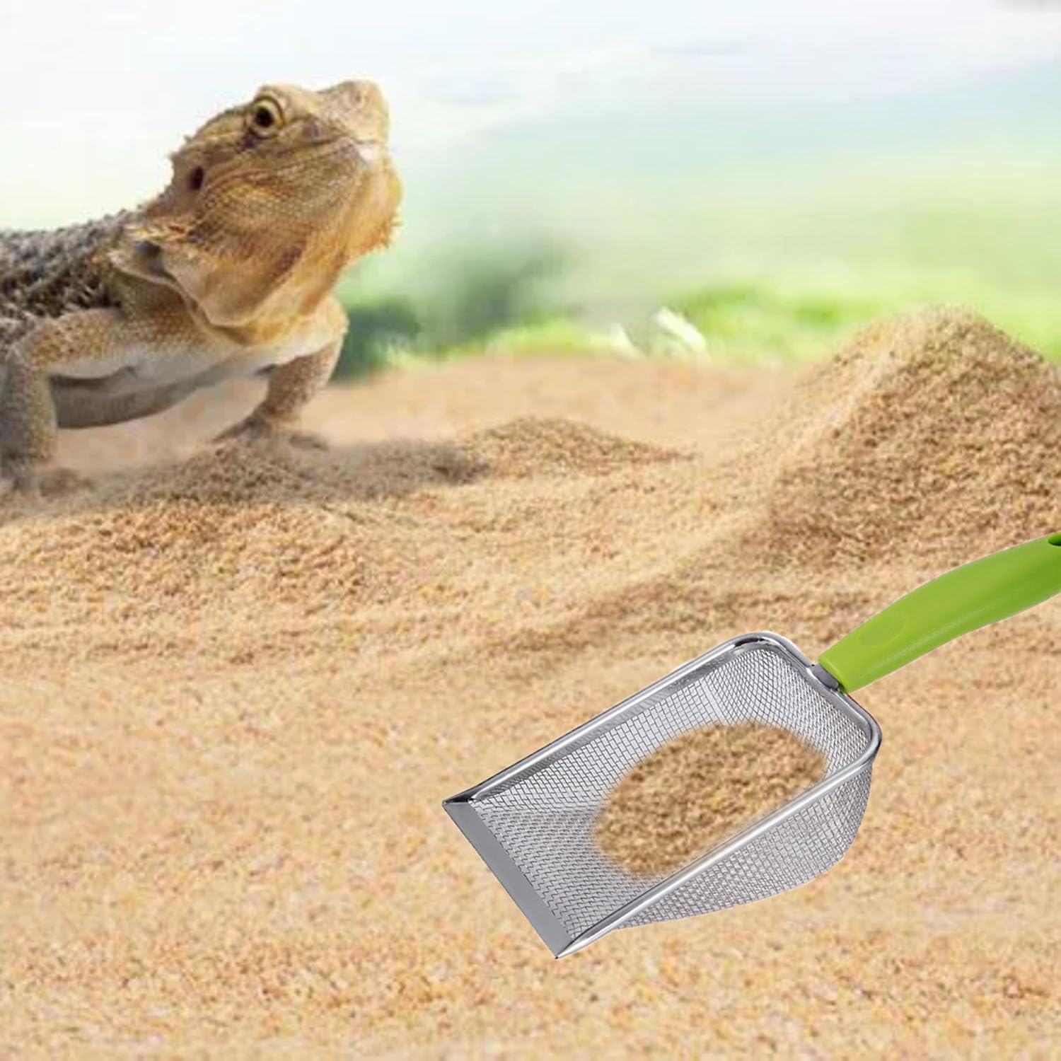 Reptile Sand Scoop Set - Fine  - Feeding Tong Stainless บทวิจารณ์และราคา