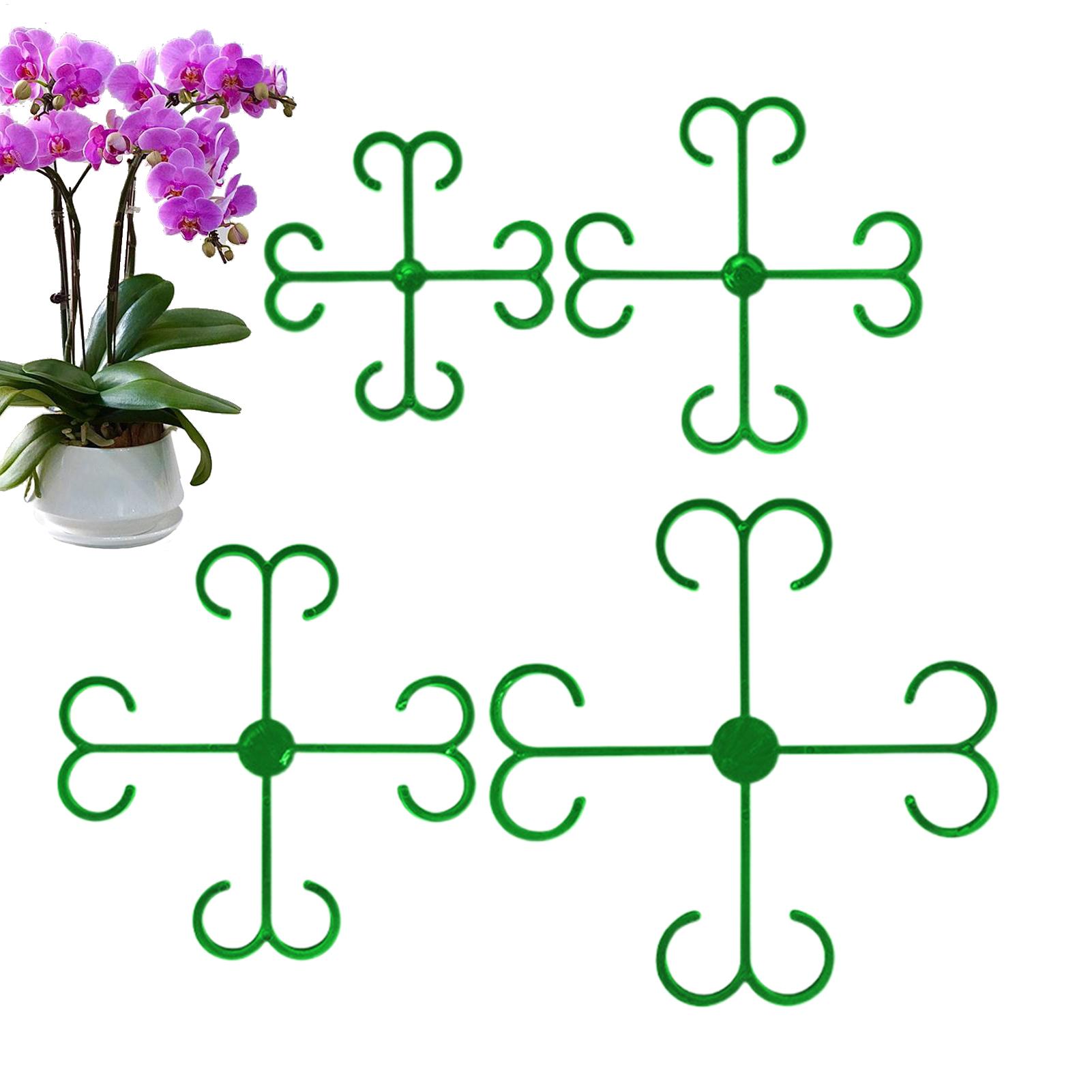4Pcs Plant Stem Support Clips  - Vine Climbing Plastic บทวิจารณ์และราคา