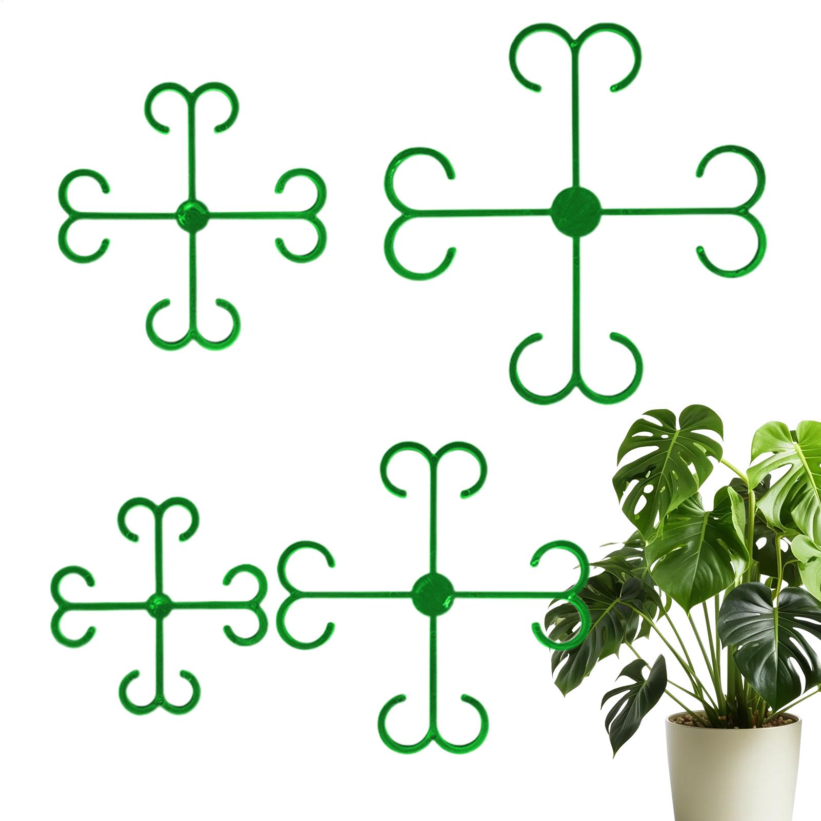 4Pcs Plant Stem Support Clips  - Vine Climbing Plastic บทวิจารณ์และราคา