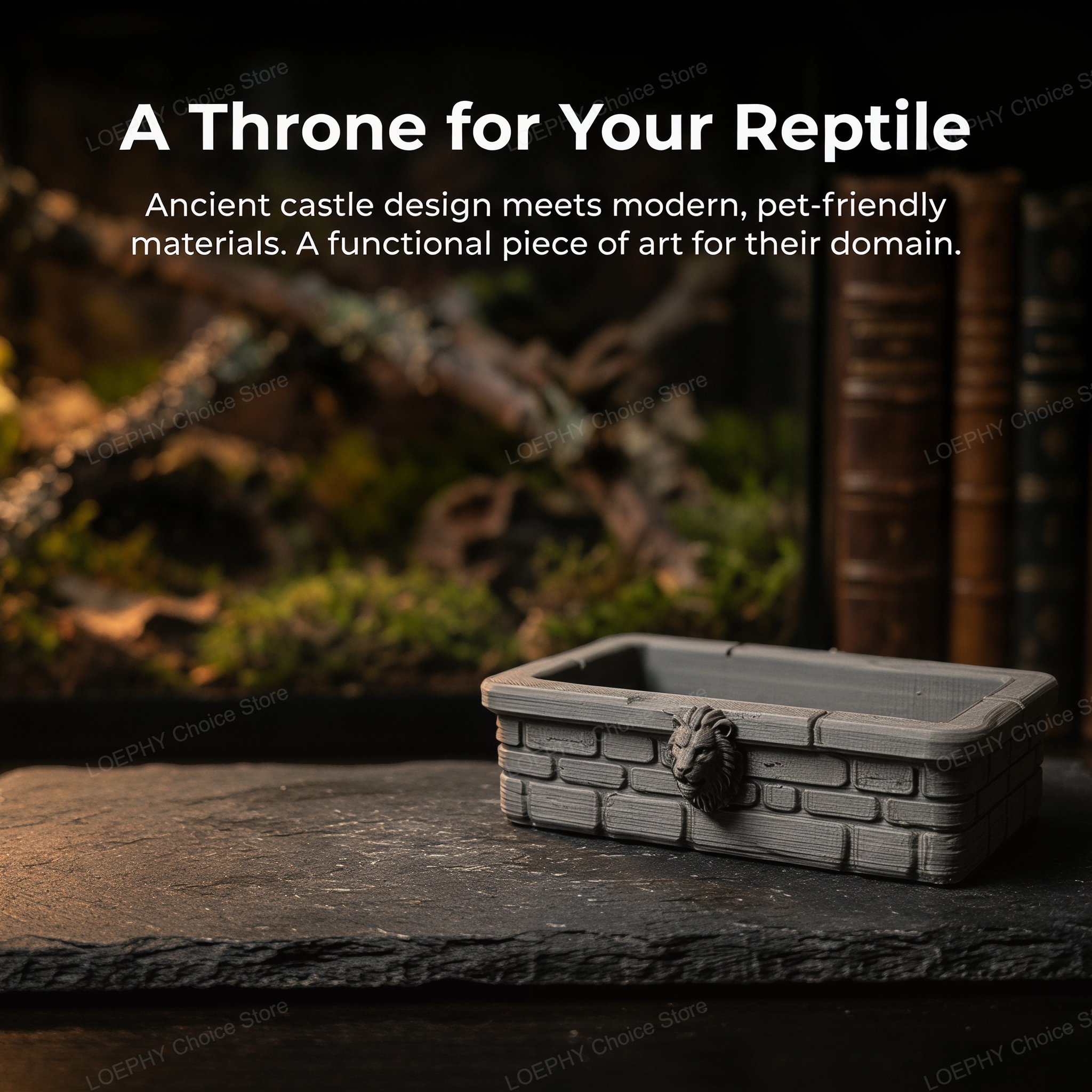 Reptile Water Bowl 3D Printed  - Water Dish Reptile บทวิจารณ์และราคา