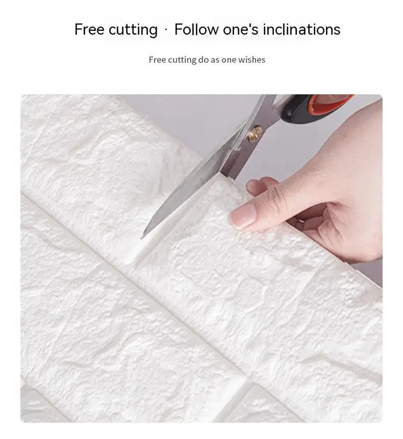 70cmX1M70cm*10M 3D Brick Patte - Pvc Panel Background บทวิจารณ์และราคา