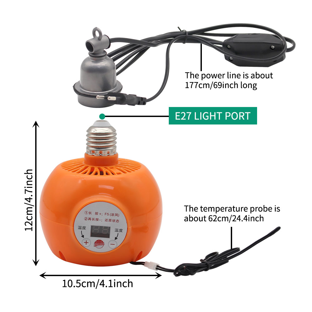 Pet Heater Animal Heating Lamp - Ceramic Heat Emitter บทวิจารณ์และราคา